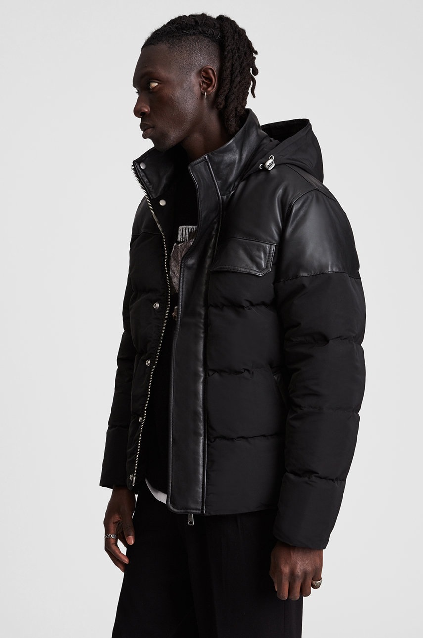 

Куртка AllSaints Woodrow мужская цвет чёрный зимняя