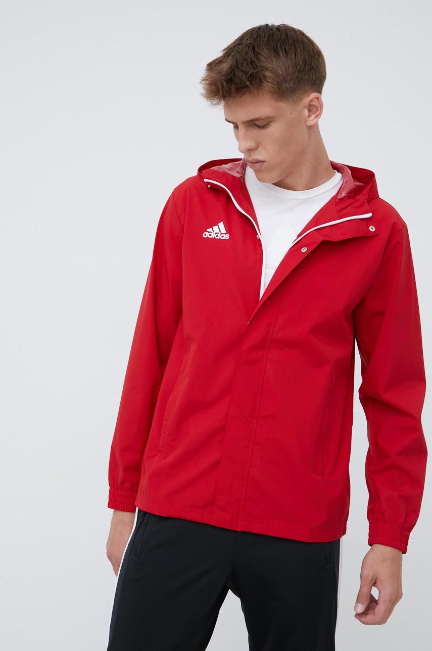 Levně Bunda adidas Performance HG6299 pánská, červená barva, přechodná