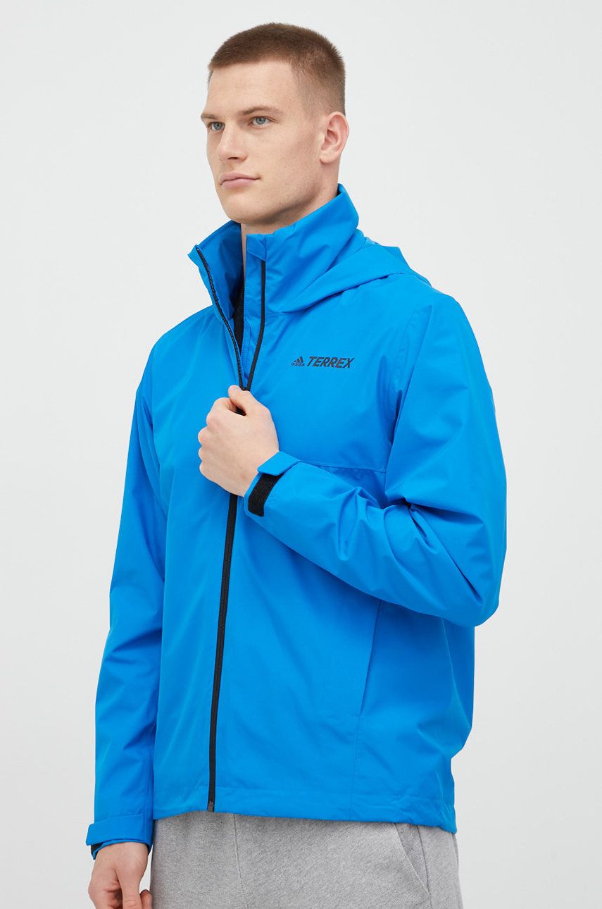 Outdoorová bunda adidas TERREX Multi - modrá -  Podšívka: 100 % Polyester Materiál č. 1: 1