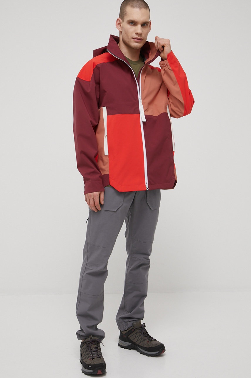 

Противодождевая куртка adidas TERREX Myshelter мужская цвет красный