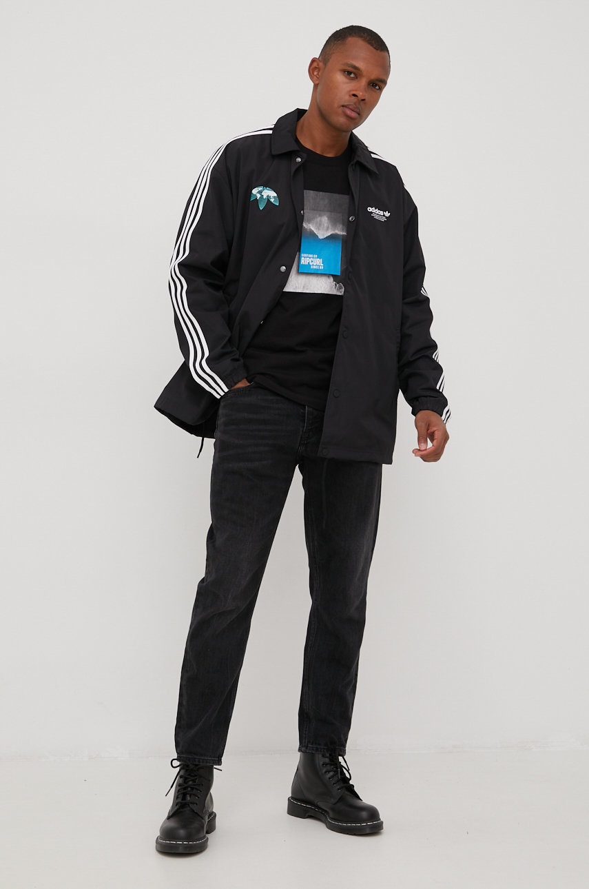 

Куртка adidas Originals мужская цвет чёрный переходная