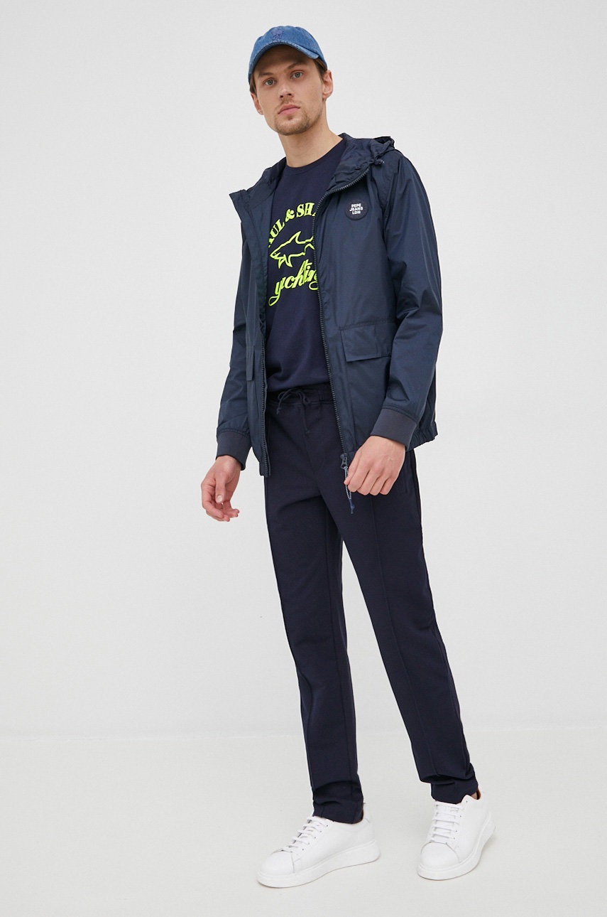 

Куртка Pepe Jeans Lucas чоловіча колір синій перехідна