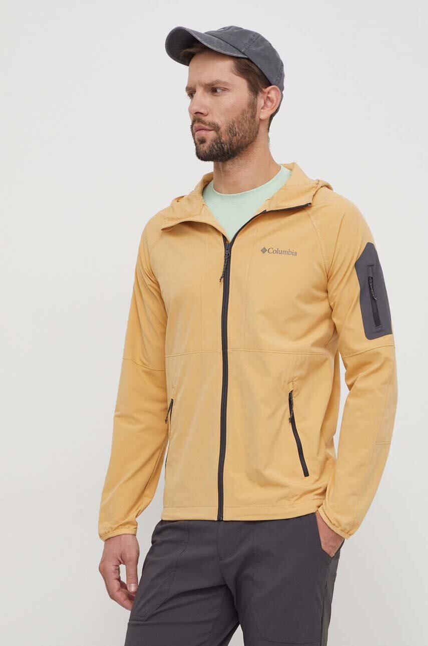 Куртка outdoor Columbia Tall Heights колір чорний перехідна 