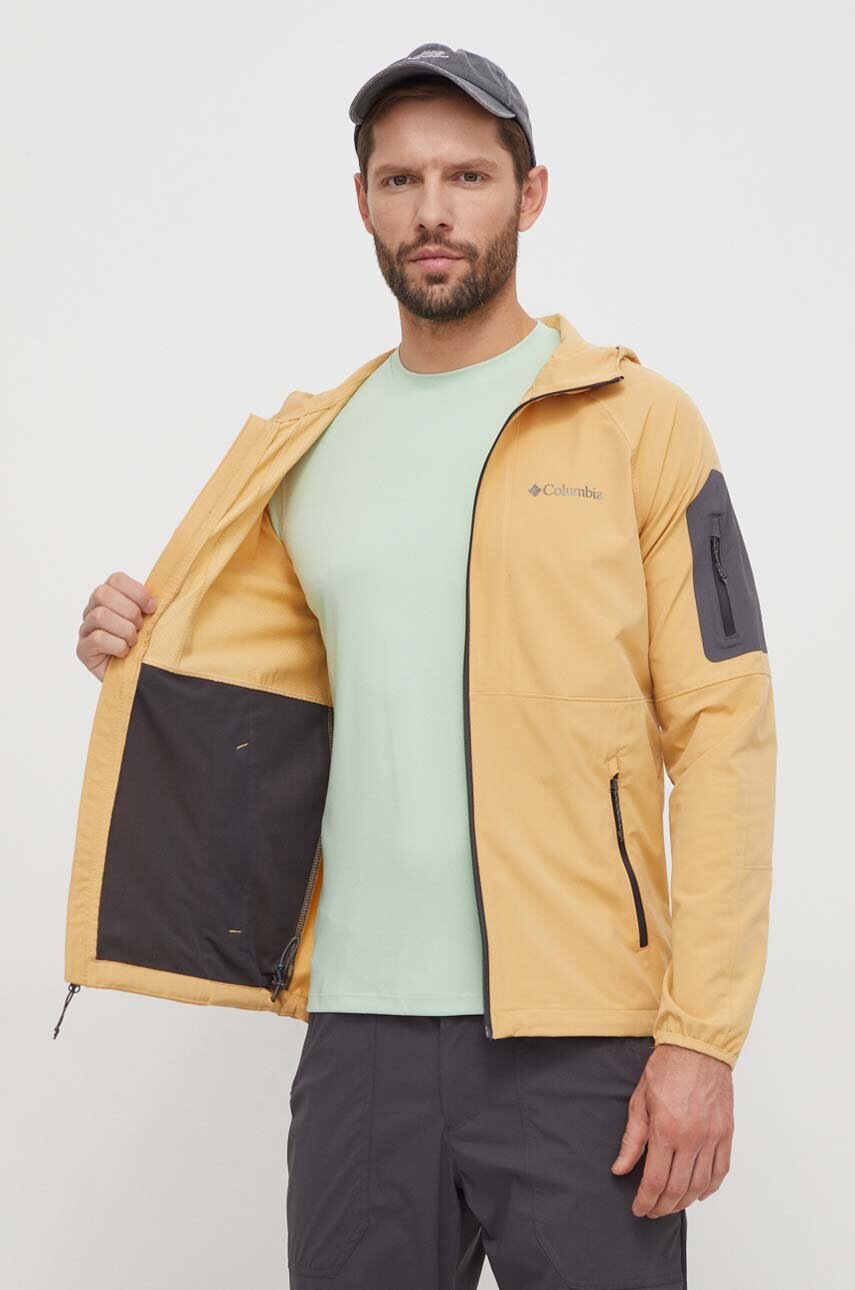 Куртка outdoor Columbia Tall Heights колір чорний перехідна 