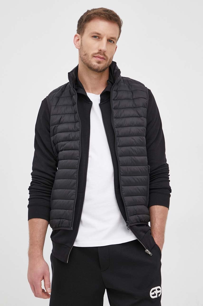United colors of benetton vesta barbati, culoarea negru, de tranzitie