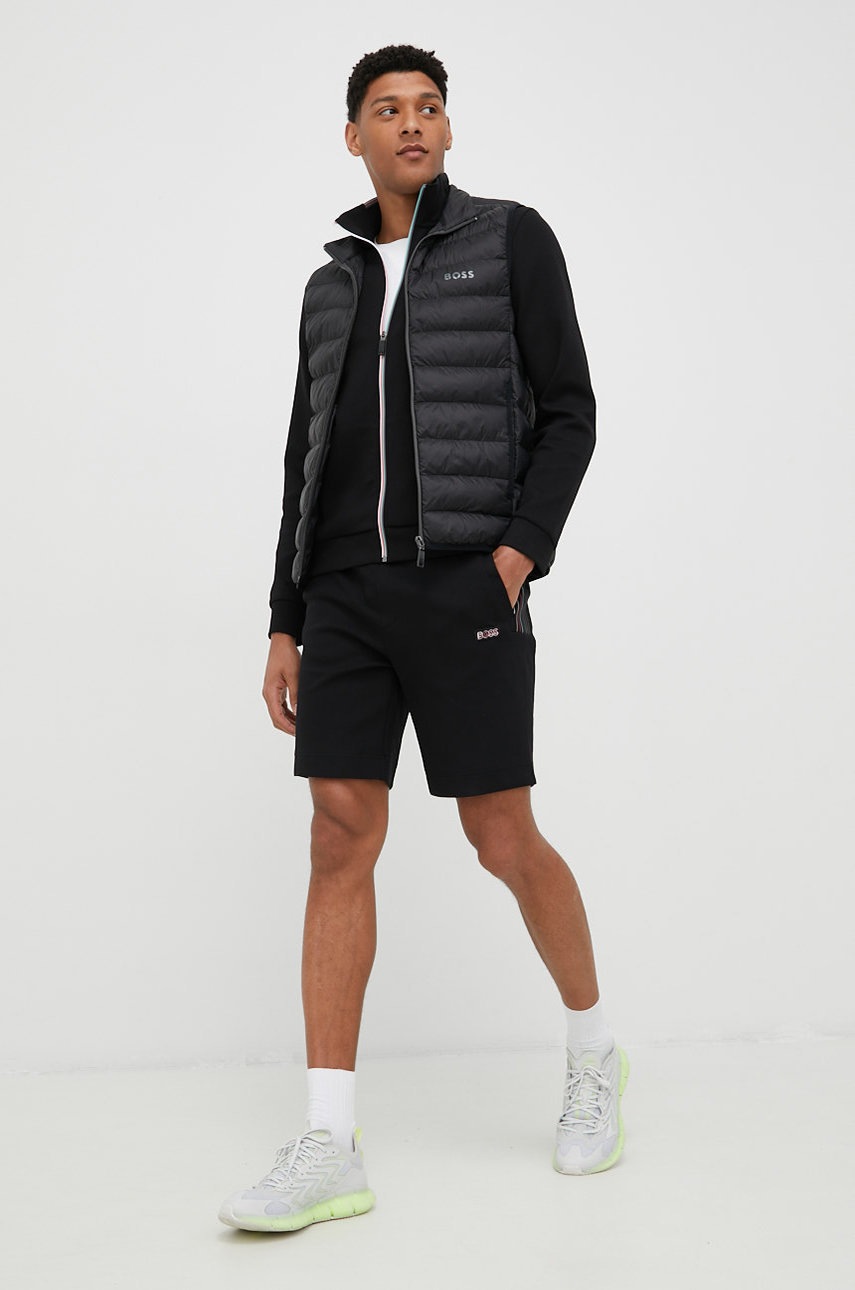

Безрукавка BOSS Boss Athleisure мужская цвет чёрный переходной