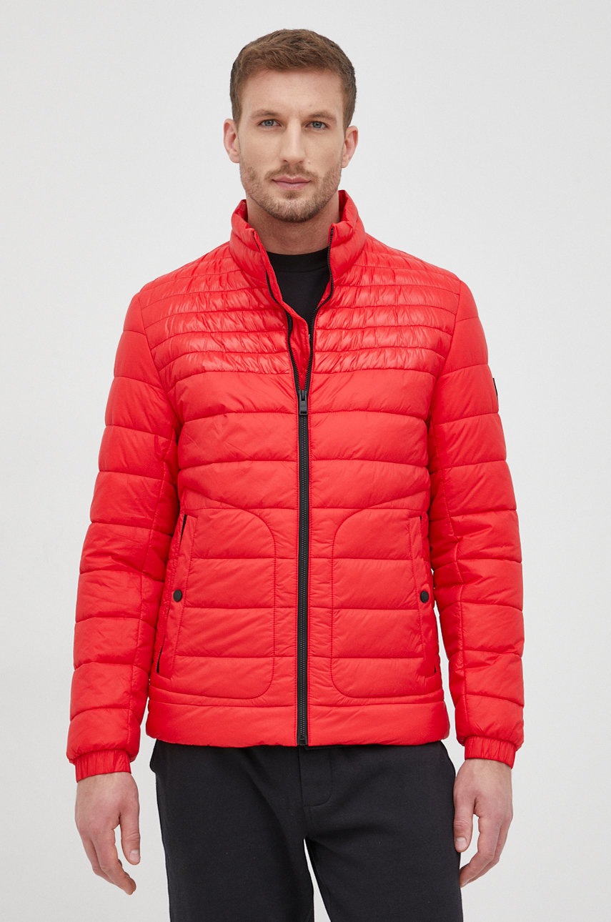 

Куртка BOSS Boss Casual чоловіча колір червоний зимова