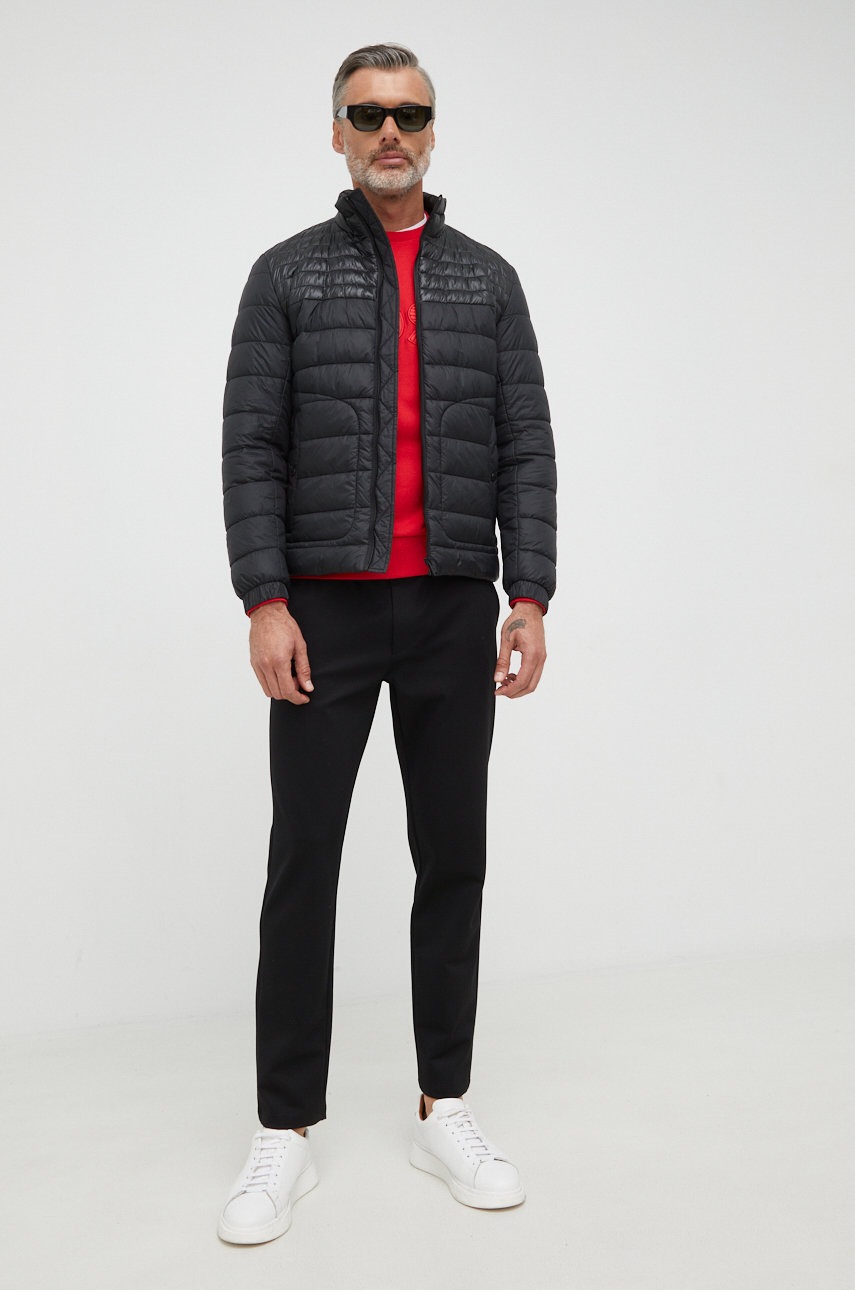 

Куртка BOSS Boss Casual мужская цвет чёрный зимняя