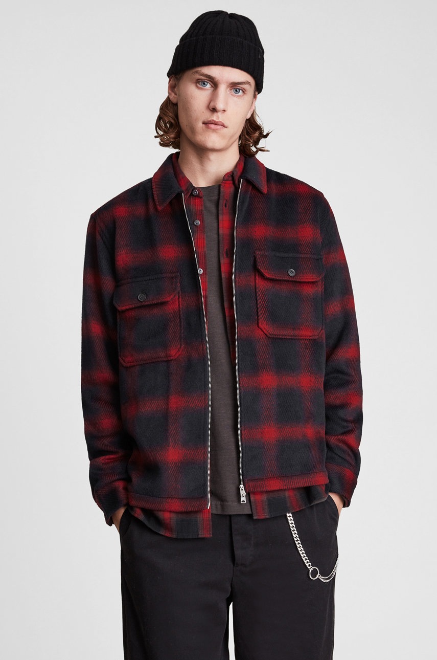 

Рубашка AllSaints мужская regular