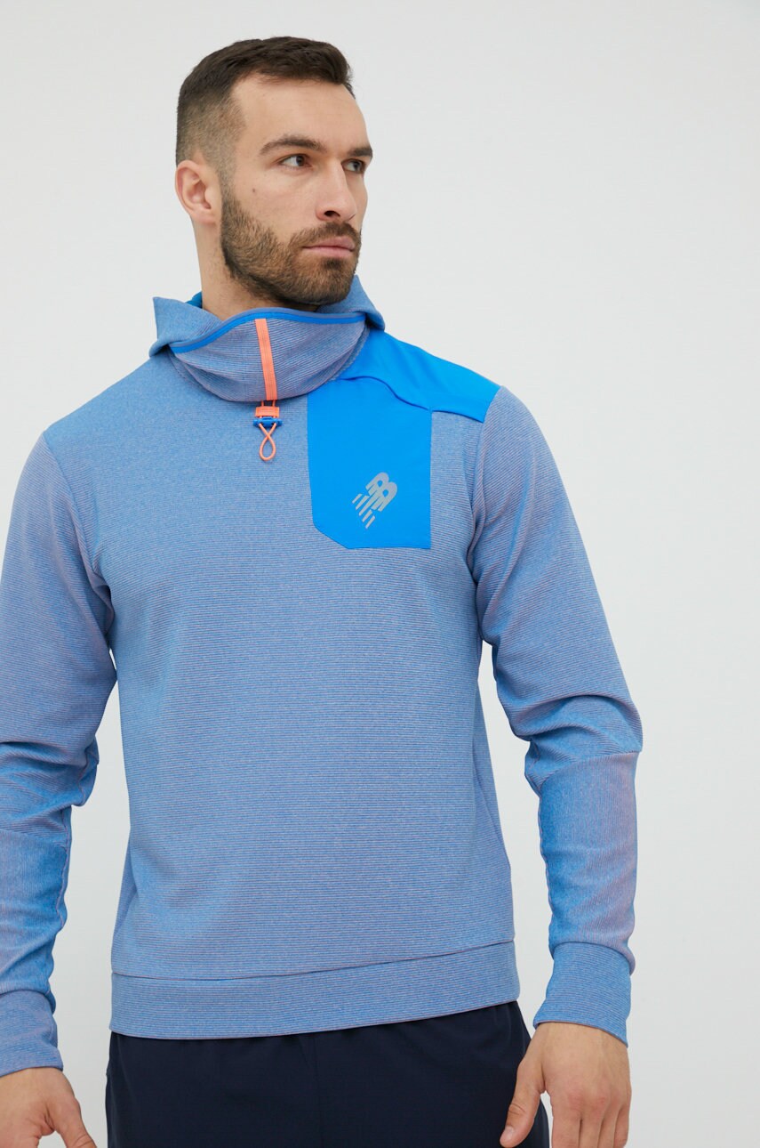 New balance hanorac de jogging q speed ?? mt21286sbu barbati, , cu imprimeu