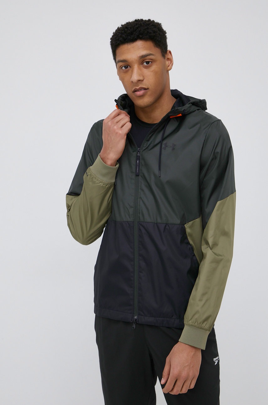 

Ветровка Under Armour Legacy 1345405. в зелено с преходна изолация, Зелен