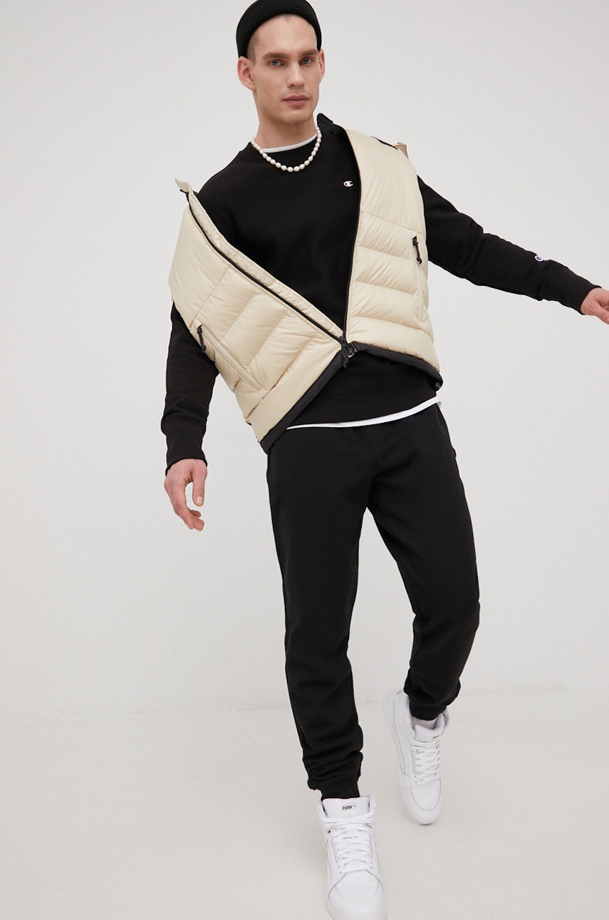 

Безрукавка The North Face чоловічий колір бежевий зимовий
