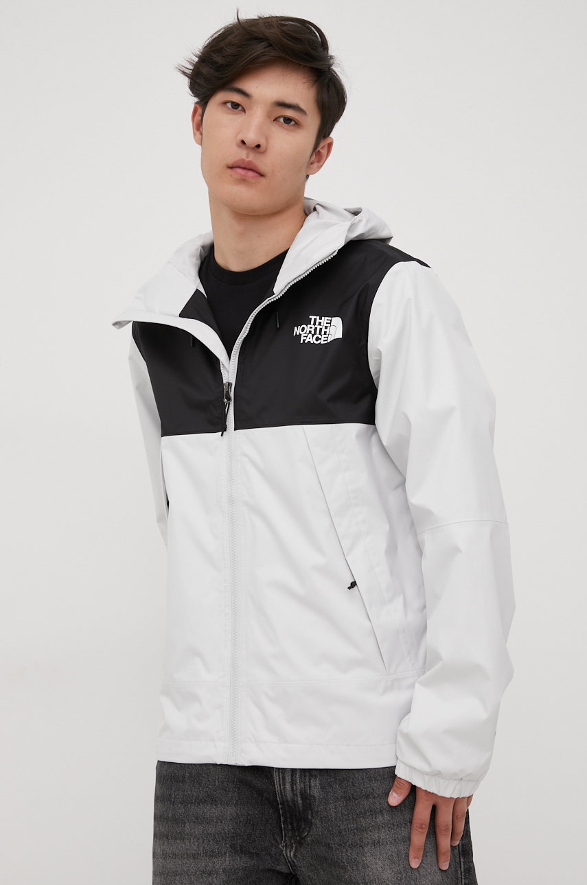 The North Face kurtka MOUNTAIN Q JACKET męska kolor szary przejściowa
