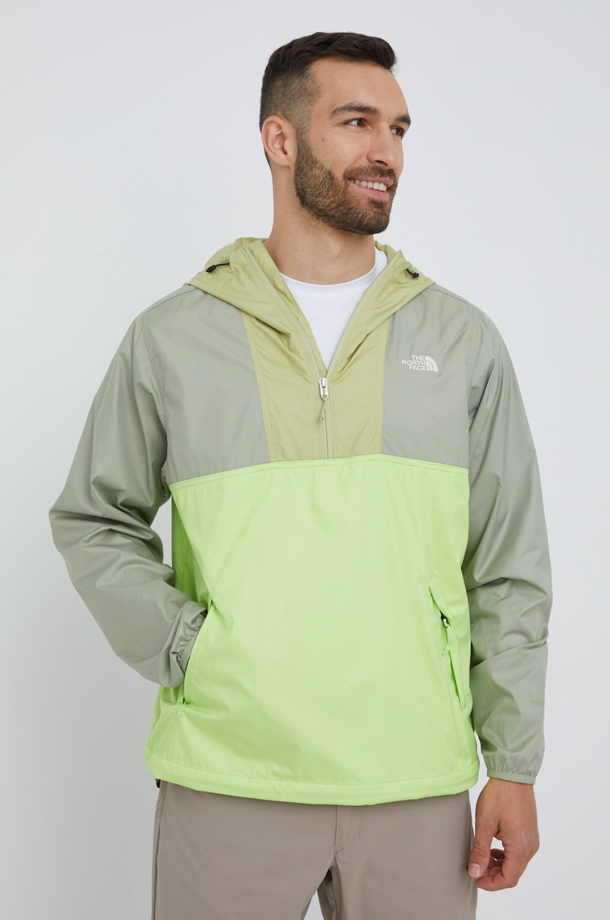 

Ветровка The North Face Cyclone в зелено с преходна изолация, Зелен