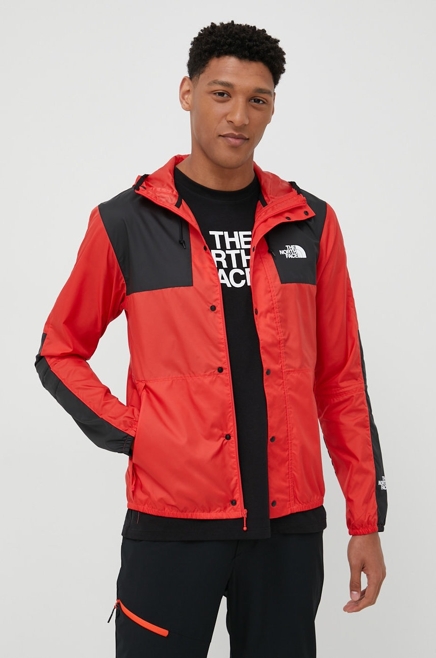 

Яке The North Face в червено с преходна изолация, Червен