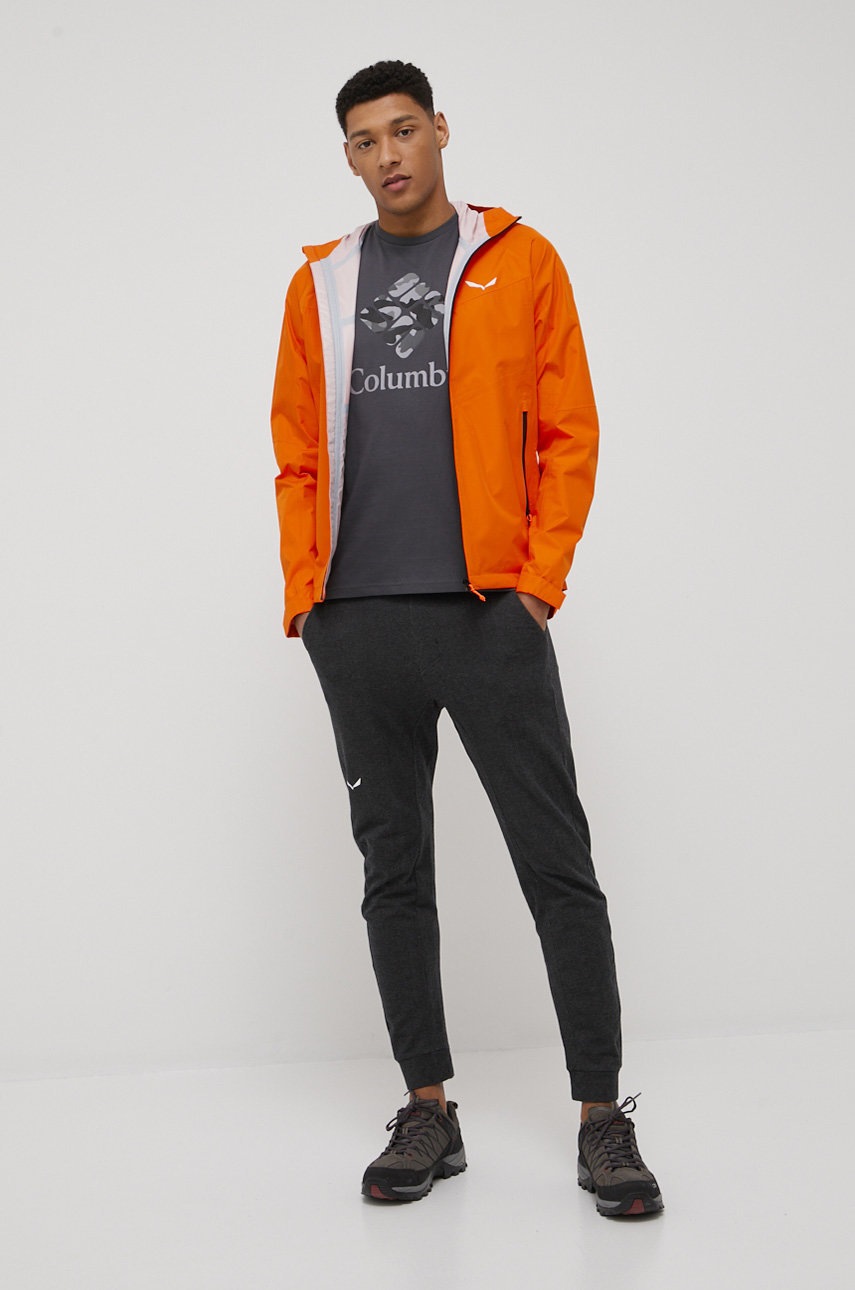 

Куртка outdoor Salewa Puez Aqua колір помаранчевий