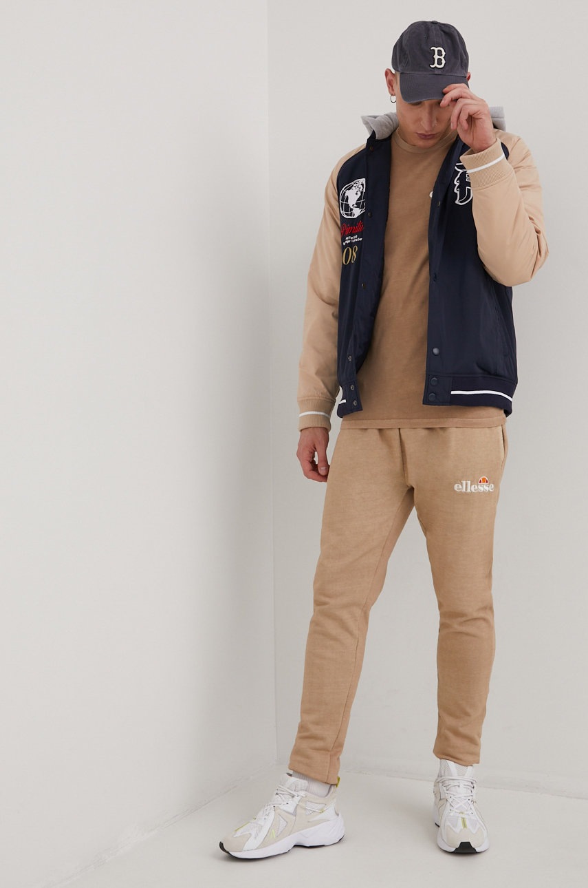 

Куртка-бомбер Primitive Cut N Sew мужской цвет синий переходная