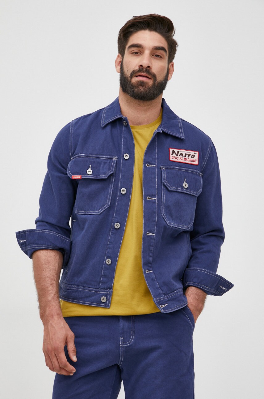 Deus ex machina geaca jeans barbati, de tranzitie