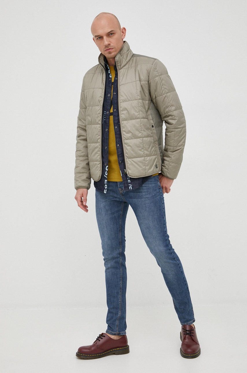 

Куртка G-Star Raw чоловіча колір зелений перехідна