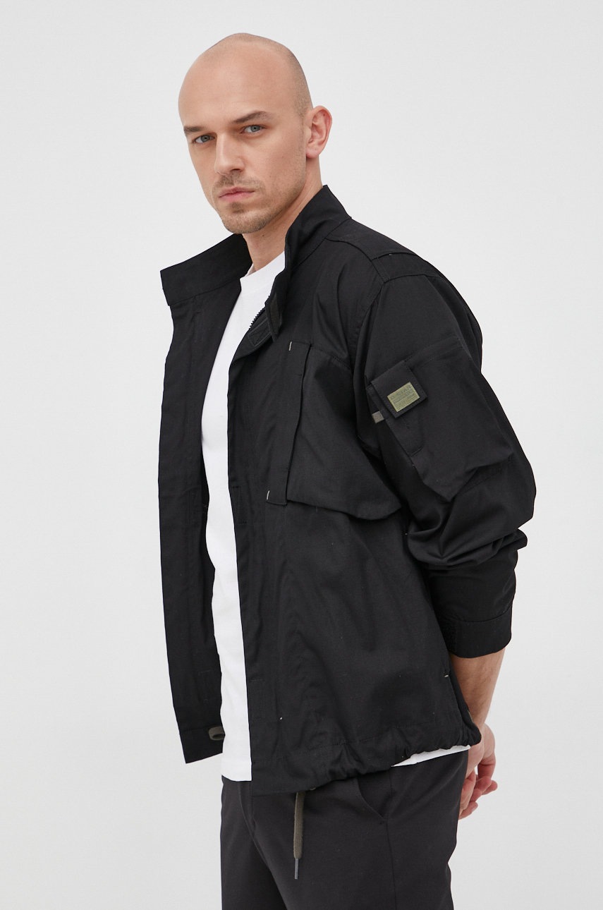

Куртка G-Star Raw чоловіча колір чорний перехідна oversize