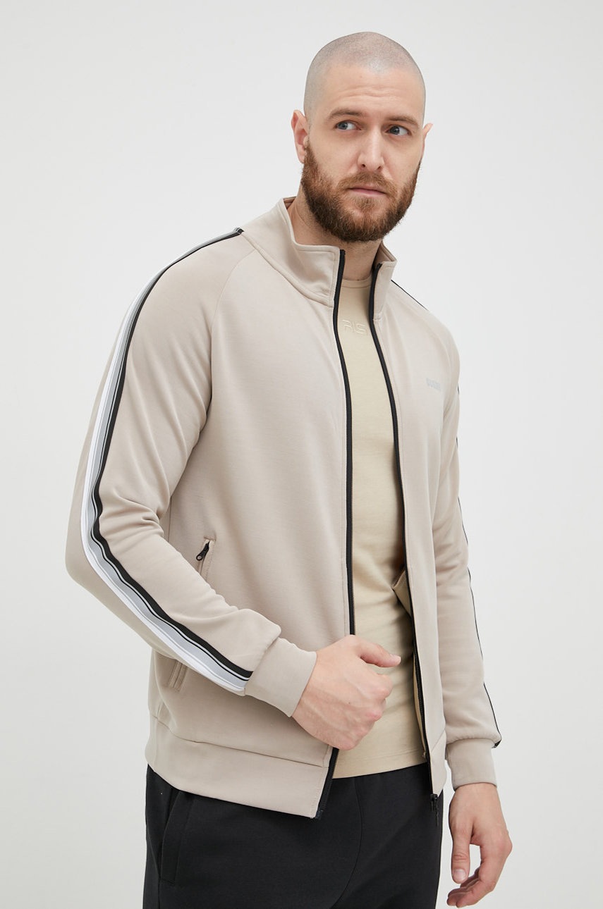 

Суичър Guess в сиво с апликация, Сив