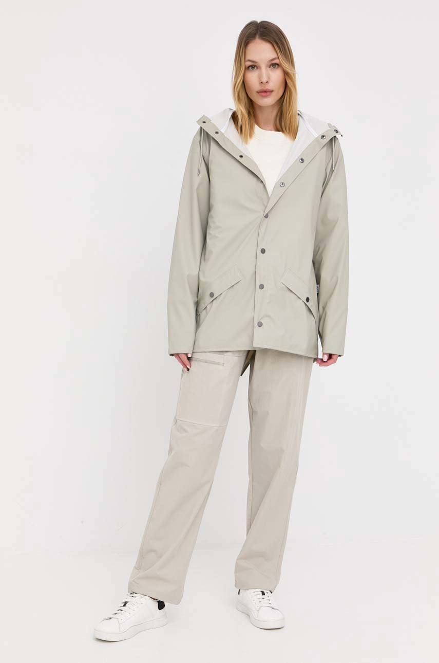 

Куртка Rains 12010 Jacket цвет зелёный переходная