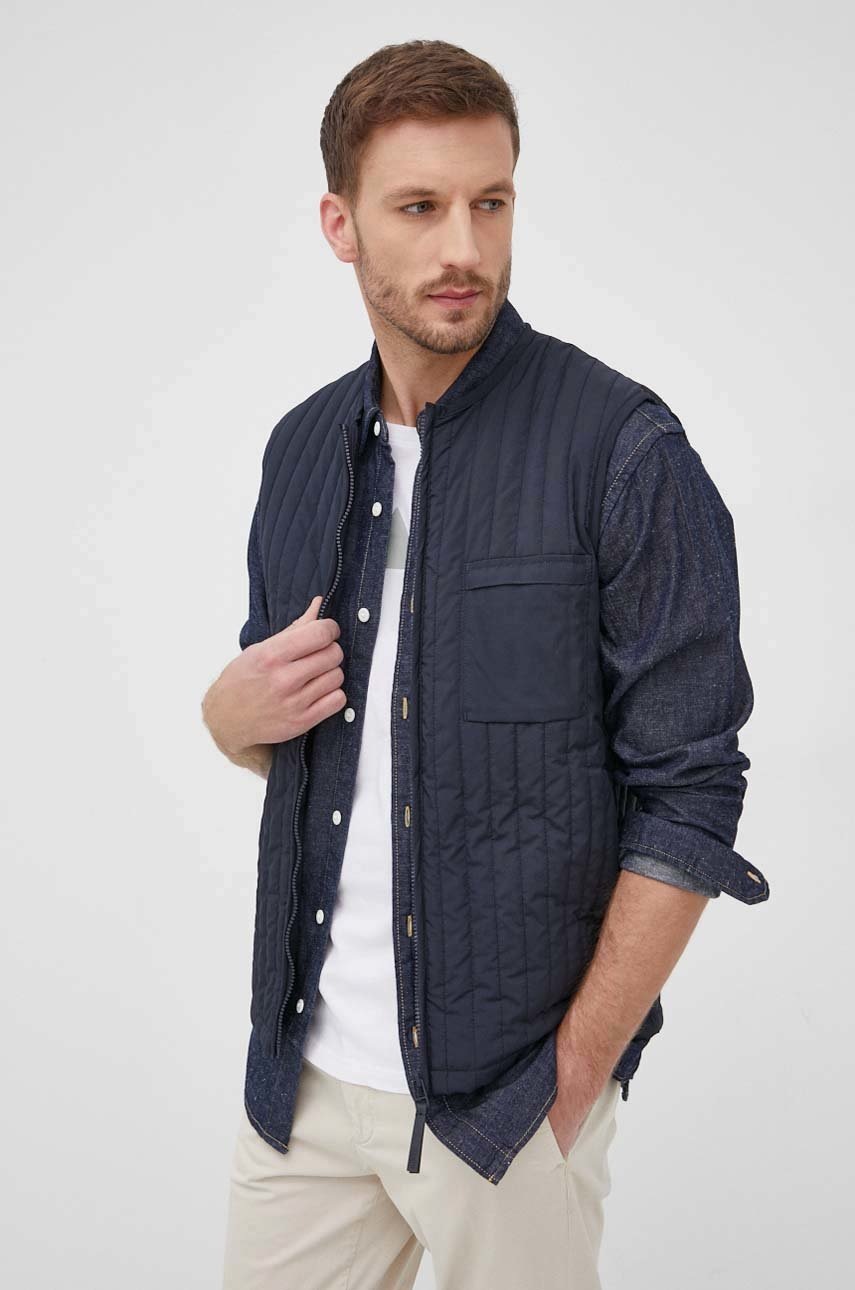 

Безрукавка Rains 18320 Liner Vest цвет синий переходная