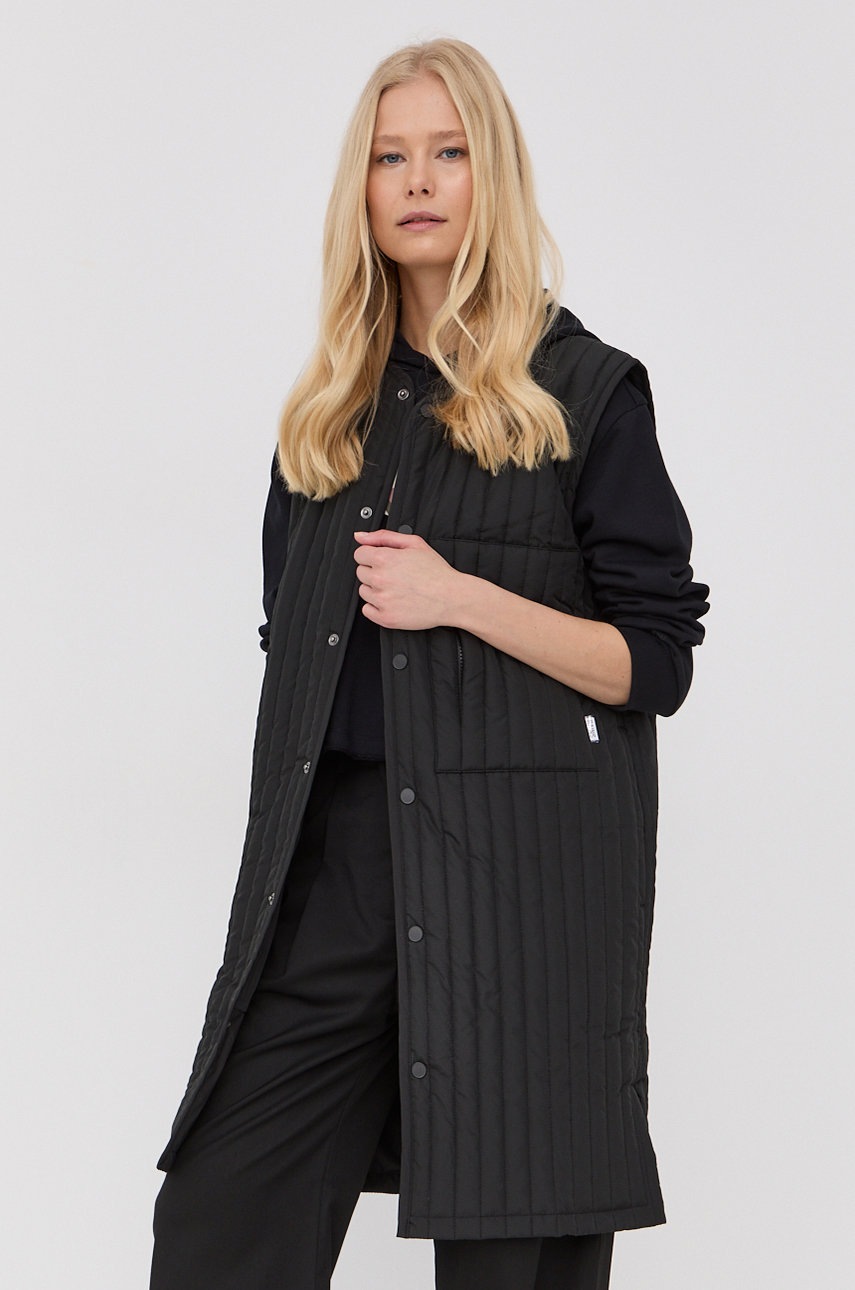 

Безрукавка Rains 18600 Long Liner Vest цвет чёрный переходная