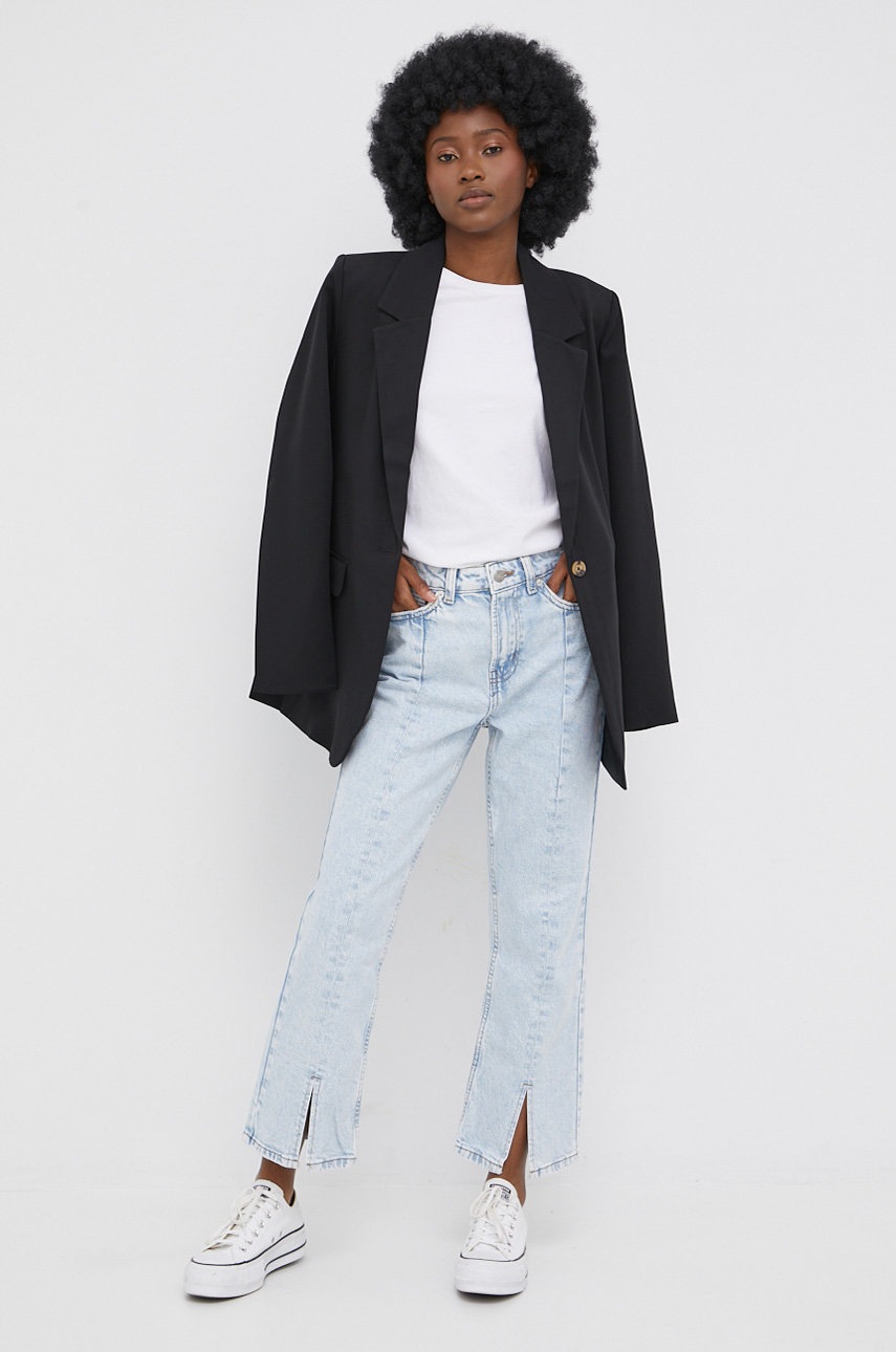 

Сако Vero Moda в черно с едно копче с изчистен дизайн, Черен