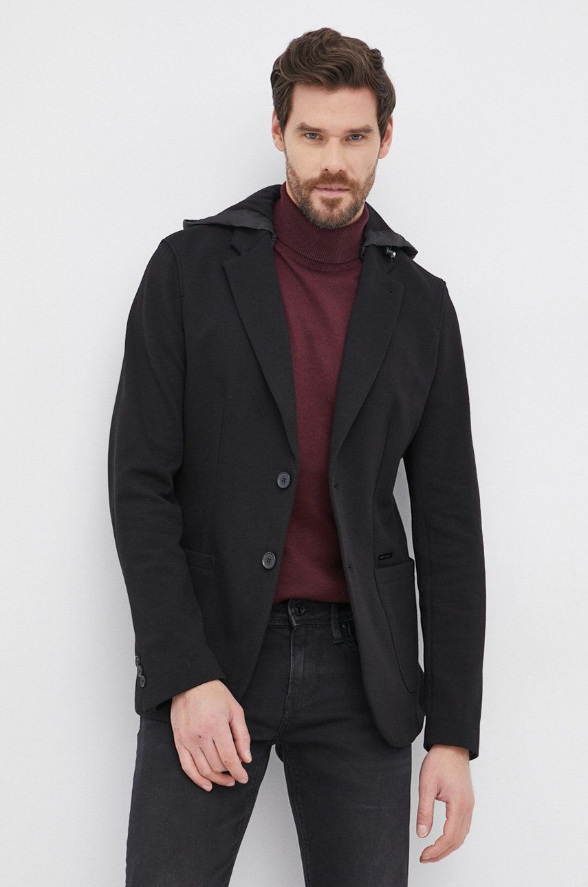 Armani Exchange Sacou bărbați, culoarea negru 2022 ❤️ Pret Super answear imagine noua 2022