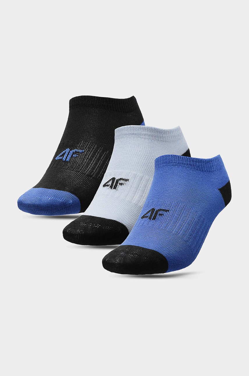 

Детски чорапи 4F (3 чифта) в черно, Черен