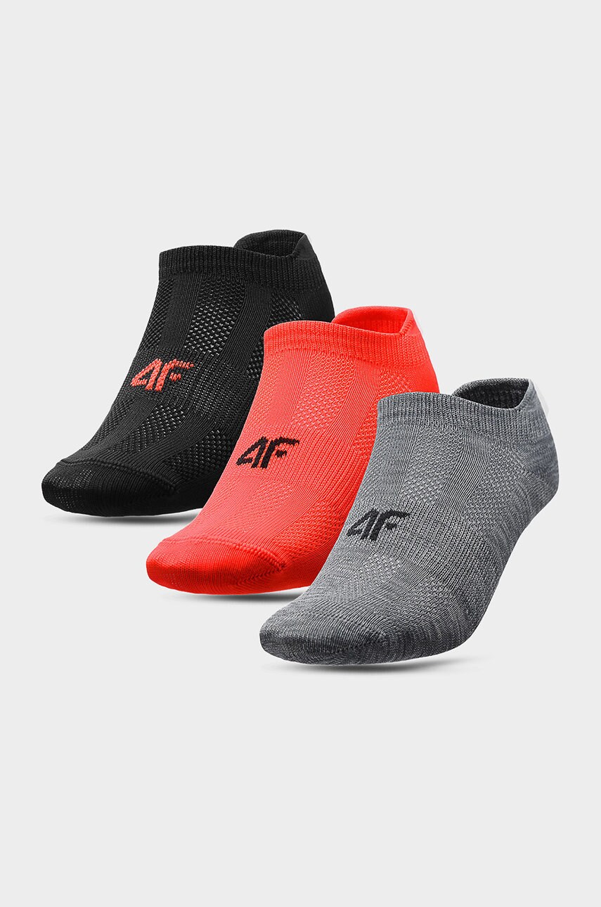 

Детски чорапи 4F (3 чифта) в черно, Черен