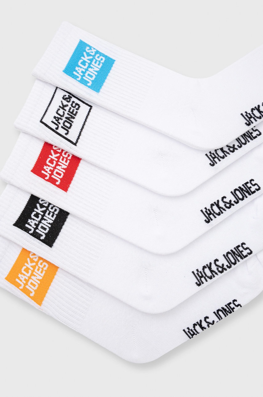 

Дитячі шкарпетки Jack & Jones колір білий