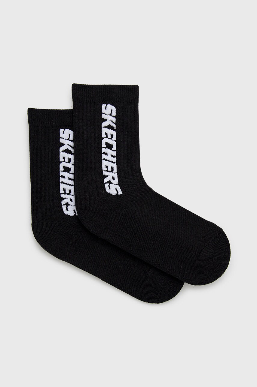 

Детски чорапи Skechers (2 чифта) в черно, Черен