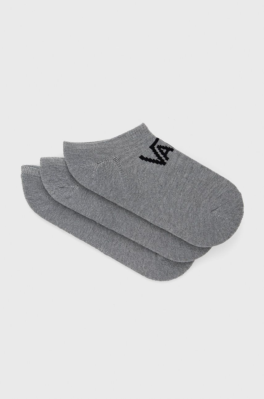 Ponožky Vans šedá barva - šedá -  1% Elastan