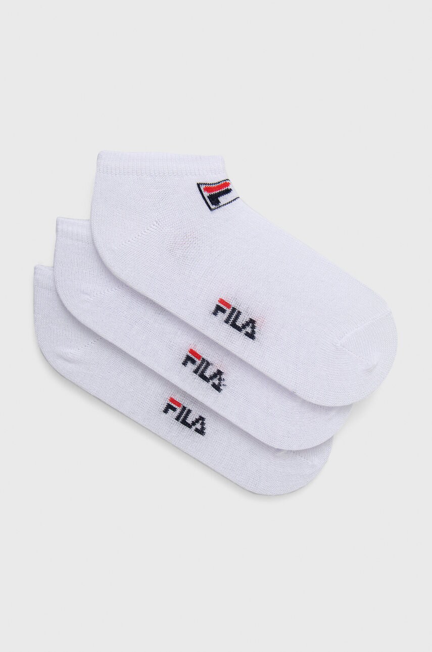 

Чорапи Fila (3-pack) в бяло, Бял
