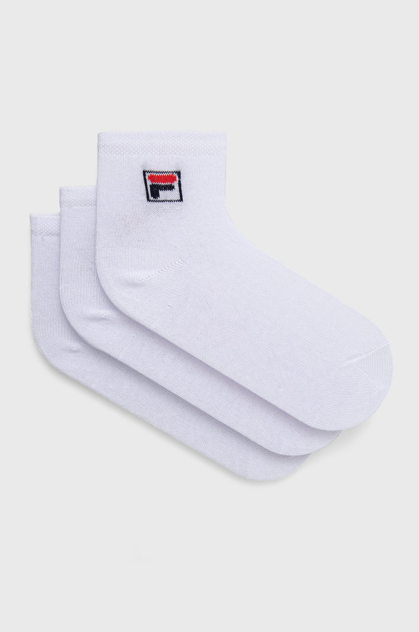 

Детски чорапи Fila (3-pack) в бяло, Бял