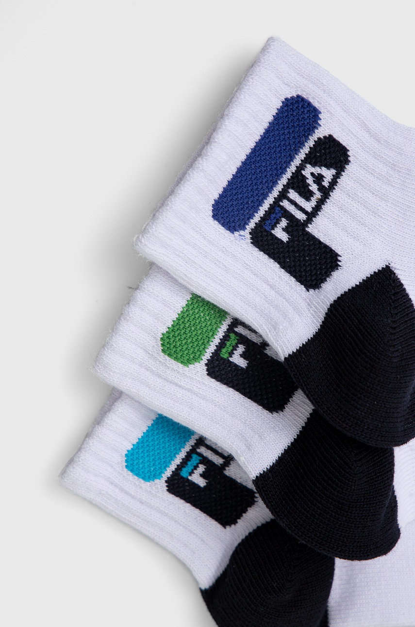 

Детские носки Fila (3-pack) цвет белый