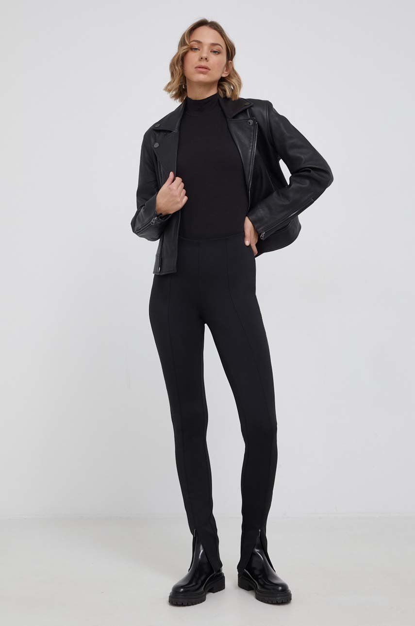Legíny Calvin Klein dámské, hladké - černá -  8% Elastan