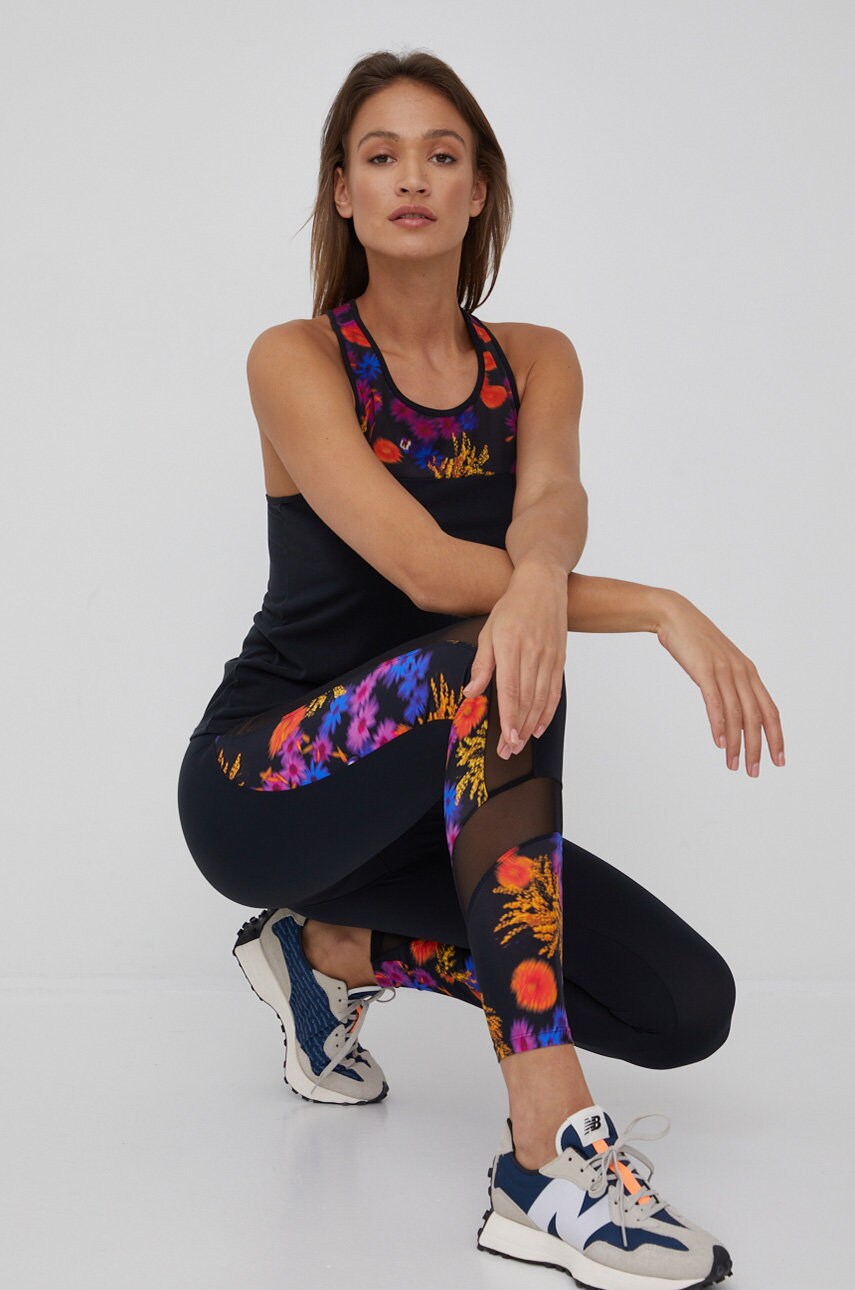 

Леггинсы Desigual женские цвет чёрный с узором