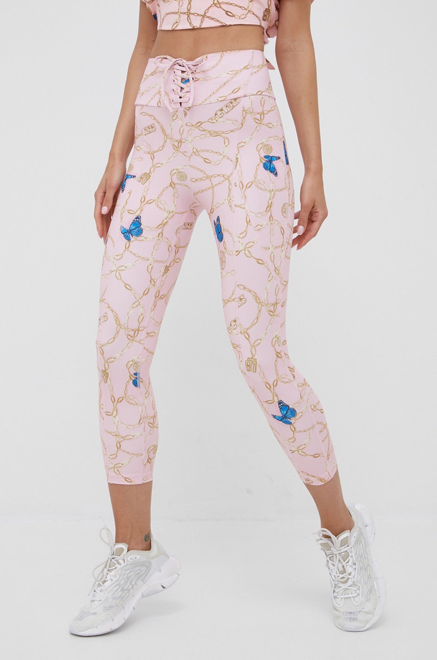 

Клин Guess дамско в розово с десен, Розов