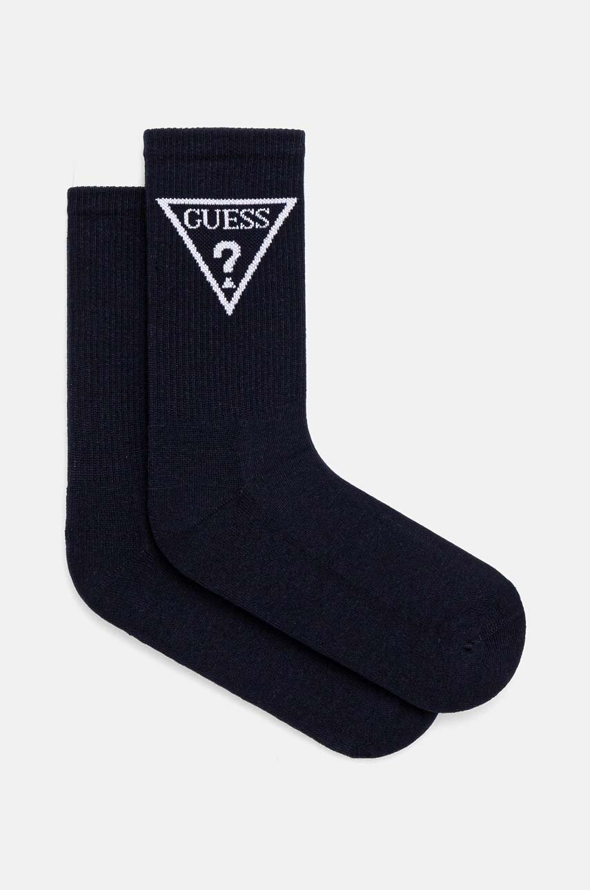 

Чорапи Guess ELLEN в бяло V2GZ00 ZZ00I, Тъмносин