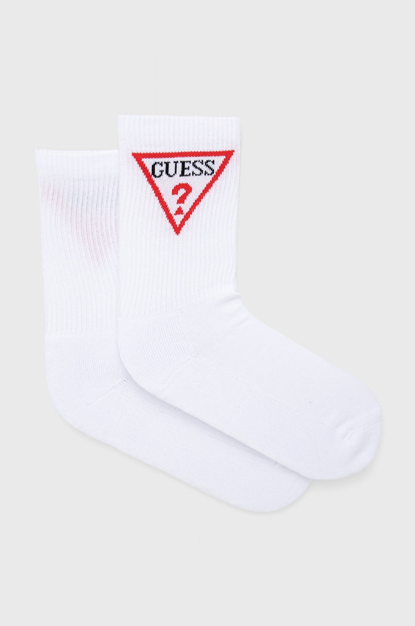 Κάλτσες Guess χρώμα: άσπρο