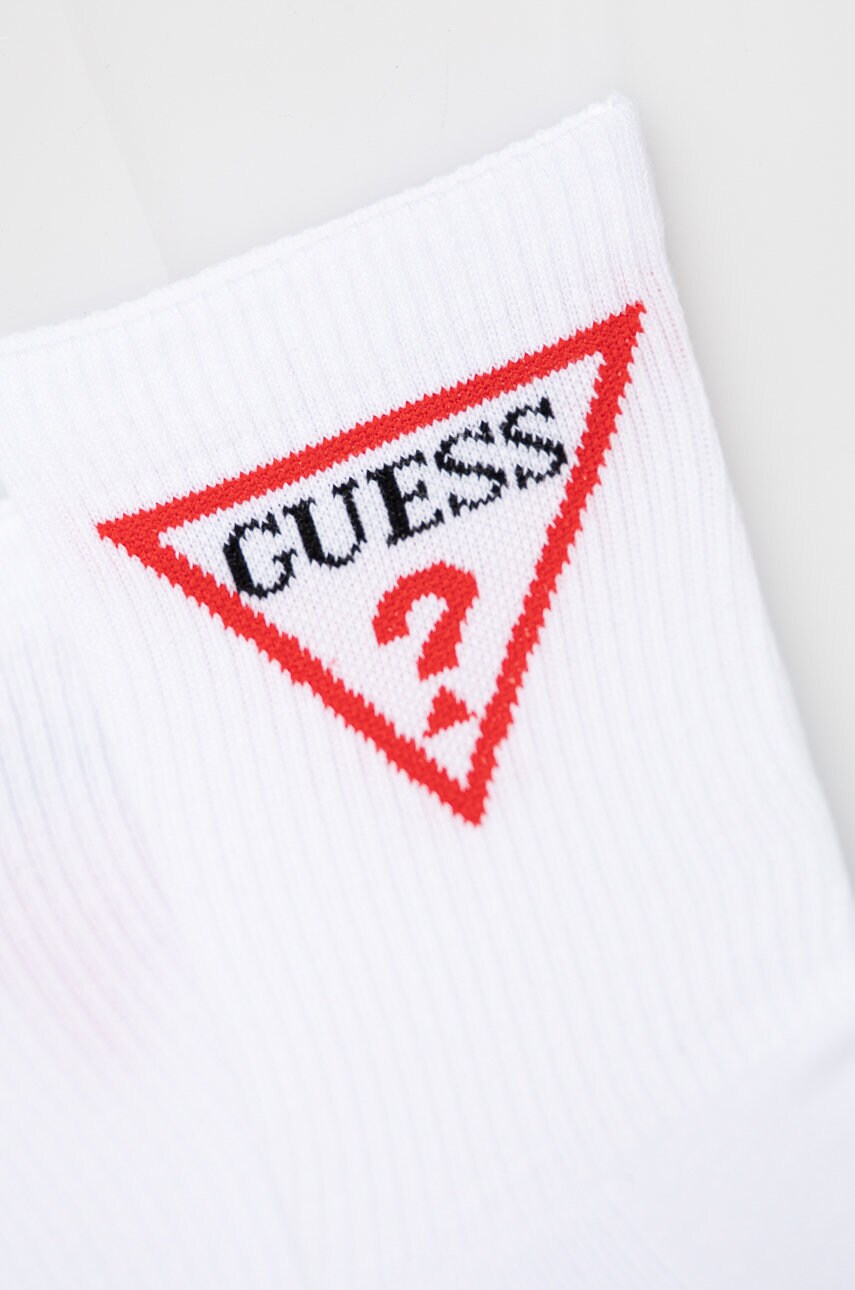 Κάλτσες Guess χρώμα: άσπρο