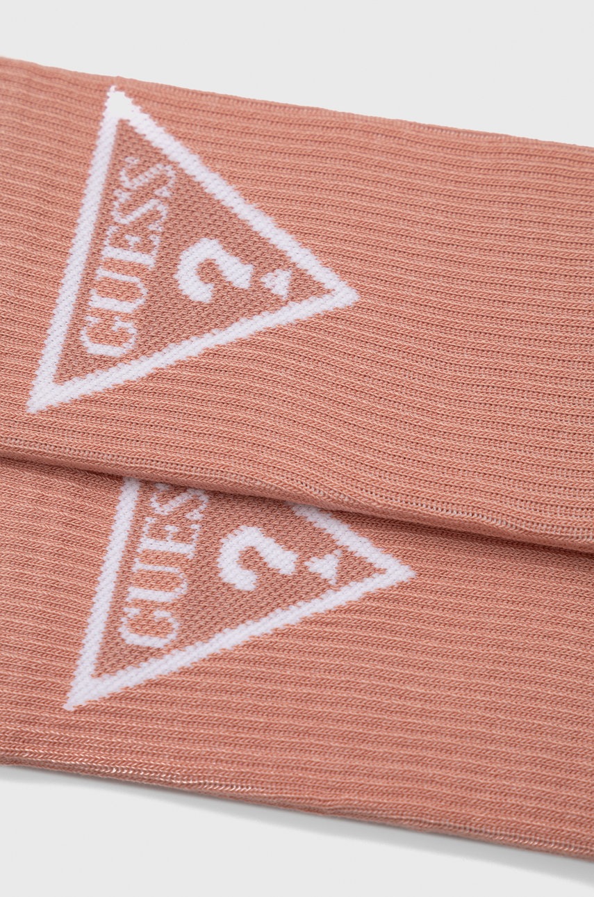 

Носки Guess женские цвет розовый