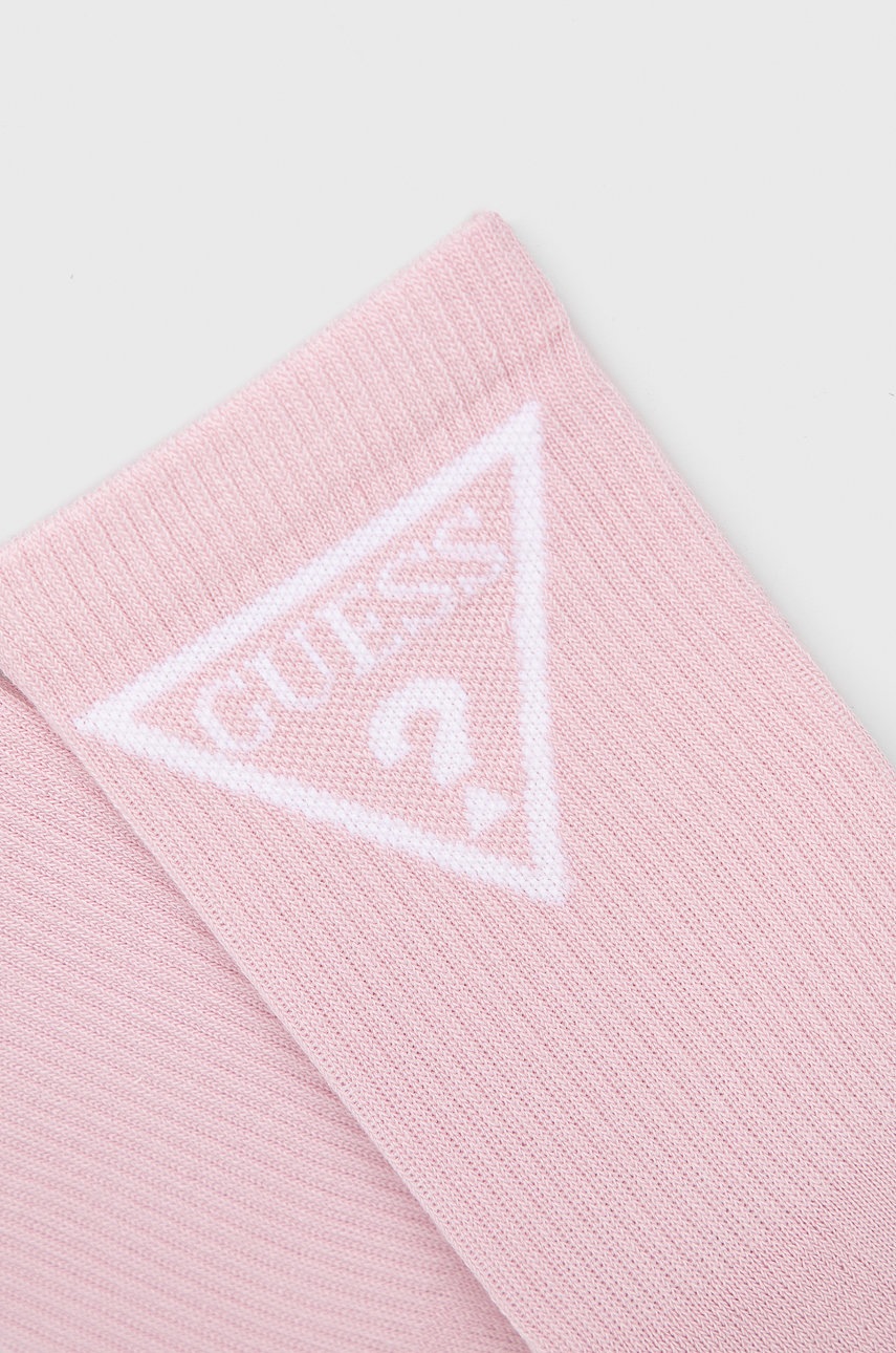 

Шкарпетки Guess жіночі колір рожевий