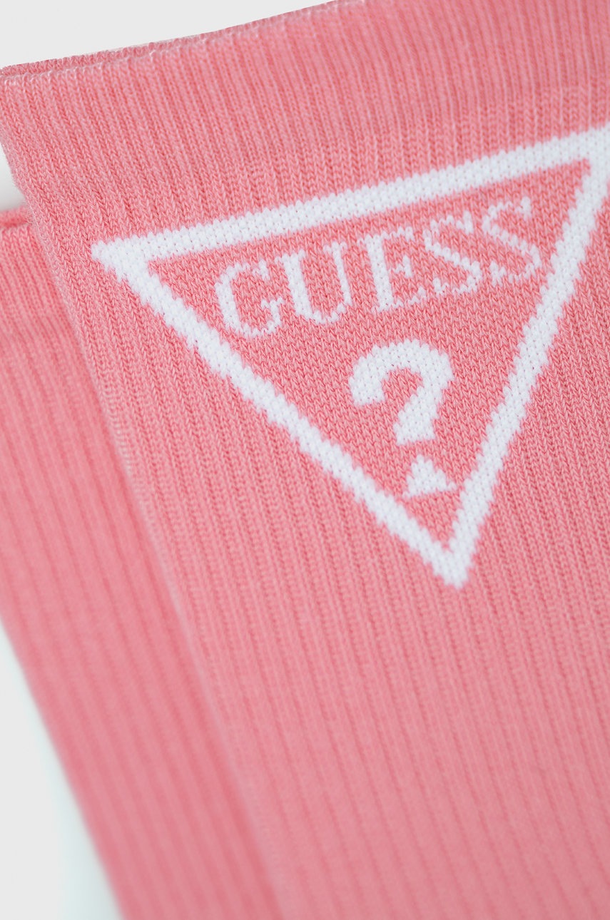 

Носки Guess женские цвет розовый