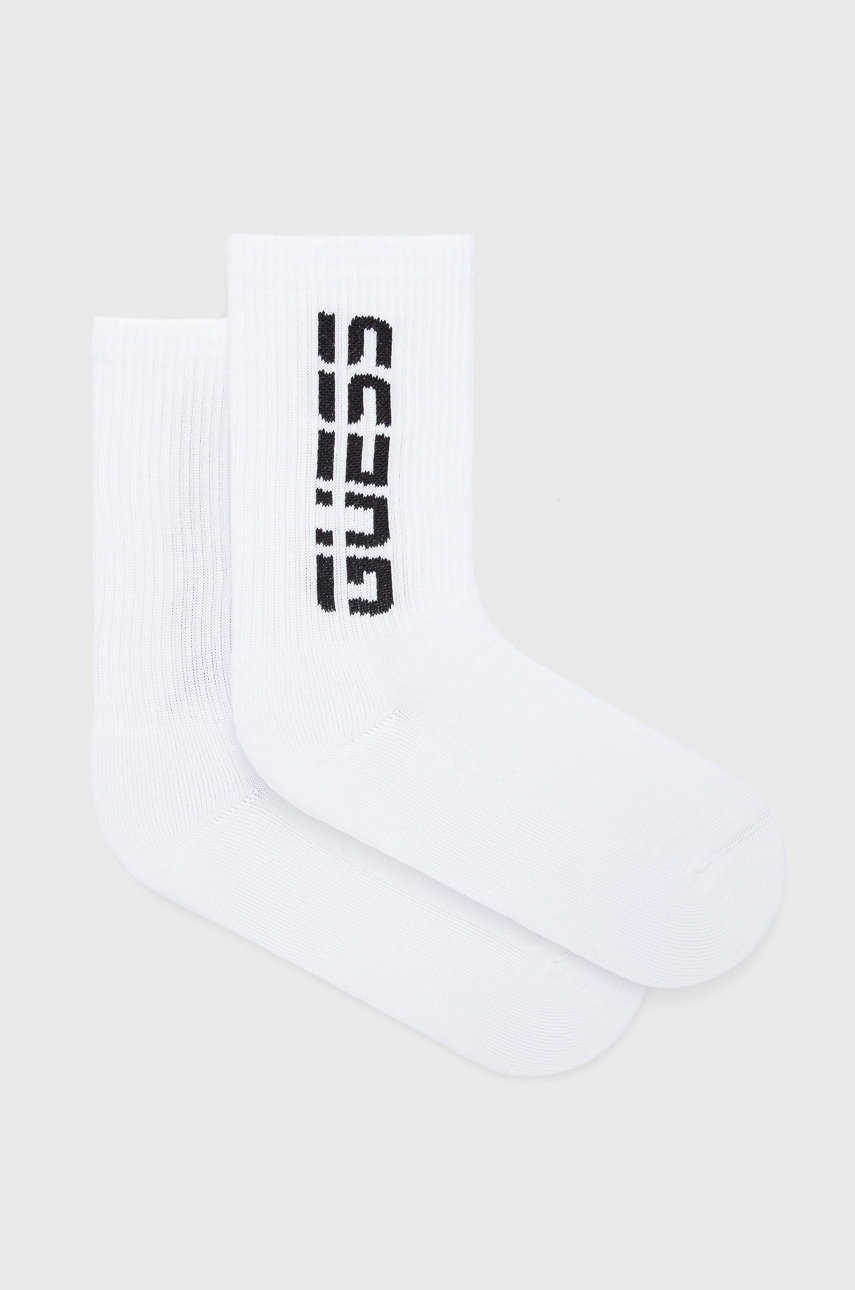 

Чорапи Guess дамско в бяло, Бял