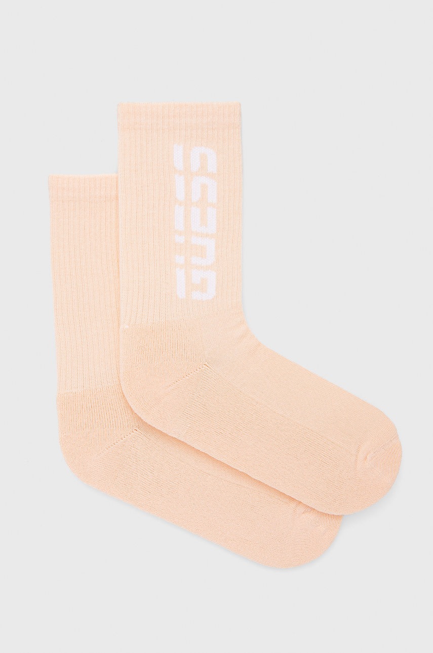 

Чорапи Guess дамско в оранжево, Оранжев