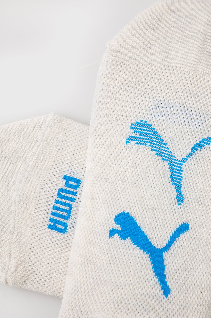 

Шкарпетки Puma (2-pack) 935473 жіночі колір бежевий
